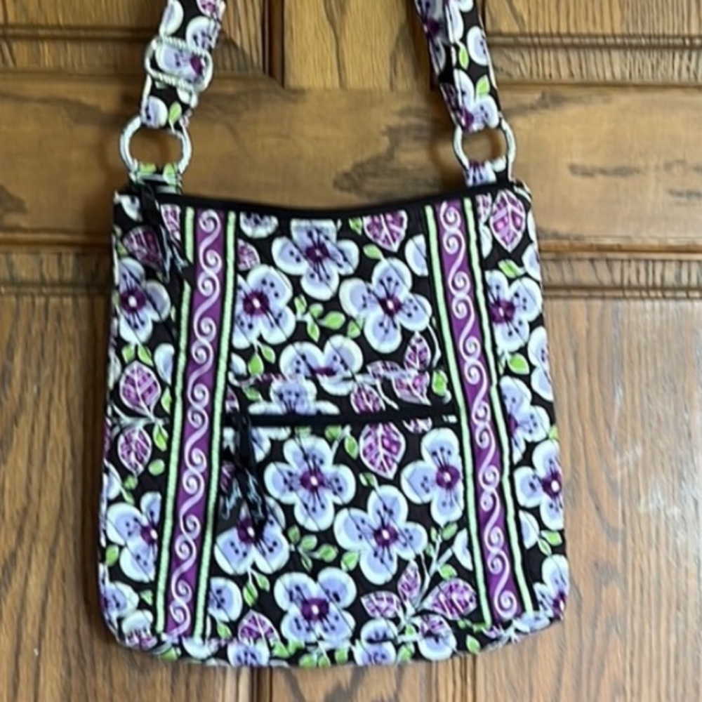 Vera Bradley Plum Petals Crossbody Bag
